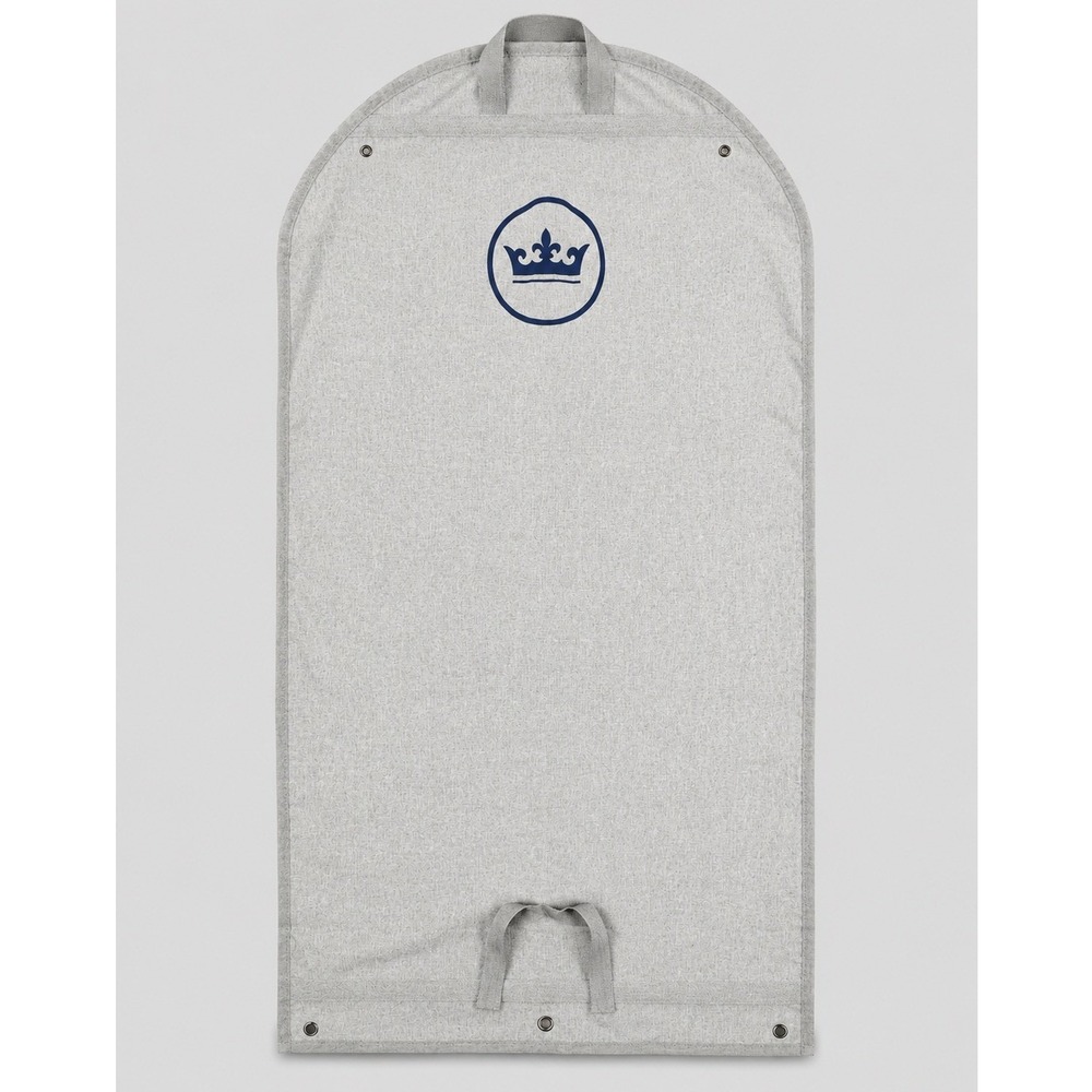 Peter Millar Grey Heather Crown Logo Garment Bag Travel Suit Carrier Foldable